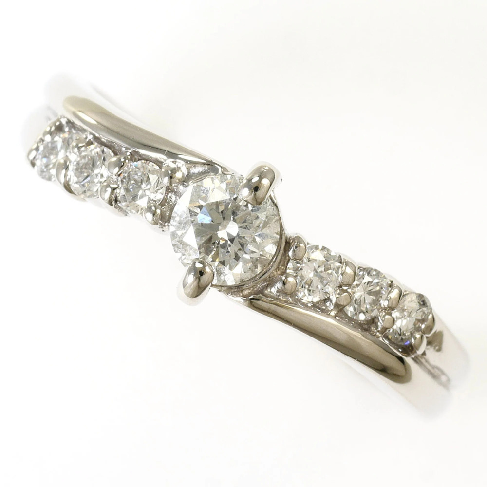 PT900 Platinum Ring with 0.204ct Diamond and 0.15ct (I1 clarity), Certified, ...